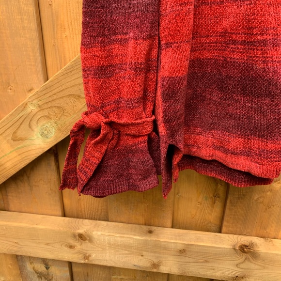 Soft Red Sweater with Bell Sleeves - Picture 2 of 6